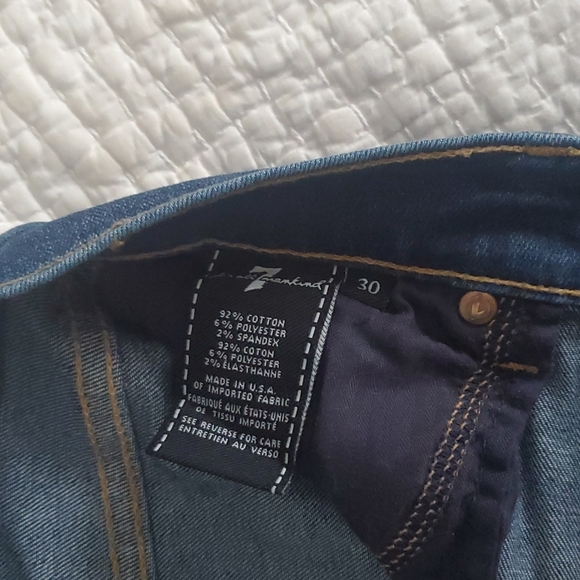 7 for all Mankind Ankle Skinny Jeans 30 - Picture 6 of 7